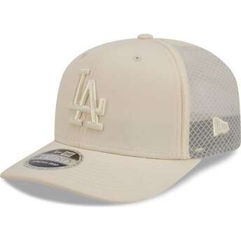 Beige Trucker-Cap 9SEVENTY Stretch Snap Color Pack der Los Angeles Dodgers MLB von New Era