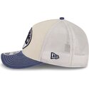 beige-und-marineblaue-trucker-kappe-9forty-m-crown-a-frame-fray-der-new-york-yankees-mlb-von-new-era