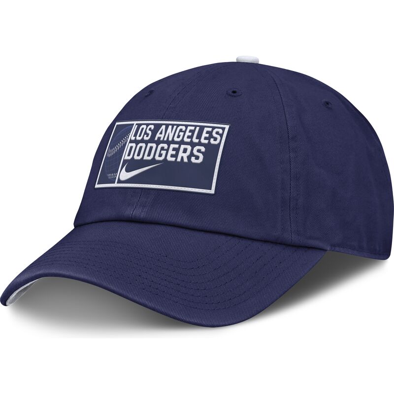 blaue-verstellbare-gebogene-kappe-primetime-club-unstructured-organic-cotton-der-los-angeles-dodgers-mlb-von-nike