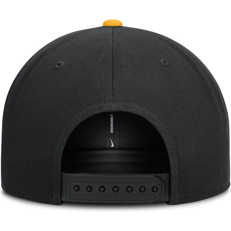 schwarze-und-gelbe-flache-snapback-kappe-dri-fit-pro-structured-square-bill-der-pittsburgh-pirates-mlb-von-nike schwarze-und-gelbe-flache-snapback-kappe-dri-fit-pro-structured-square-bill-der-pittsburgh-pirates-mlb-von-nike