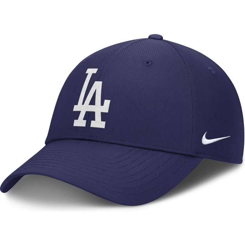 blaue-verstellbare-gebogene-kappe-club-structured-uv-poly-ripstop-der-los-angeles-dodgers-mlb-von-nike blaue-verstellbare-gebogene-kappe-club-structured-uv-poly-ripstop-der-los-angeles-dodgers-mlb-von-nike