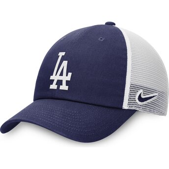 Verstellbare blaue Trucker-Cap Club Unstructured der Los Angeles Dodgers MLB von Nike
