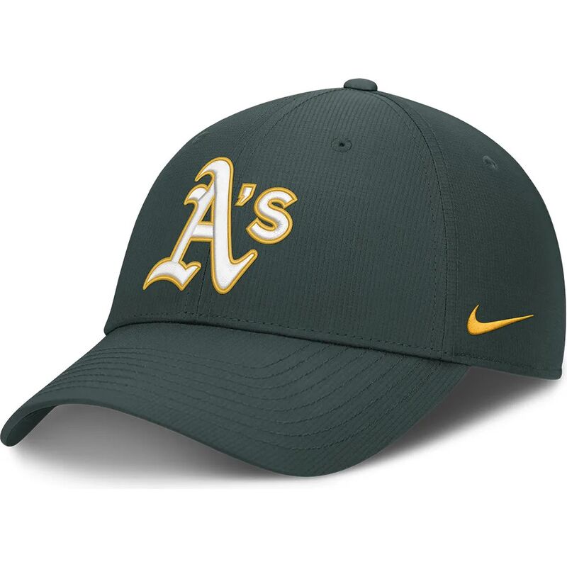 gorra-curva-verde-ajustable-club-structured-uv-poly-ripstop-de-oakland-athletics-mlb-de-nike gorra-curva-verde-ajustable-club-structured-uv-poly-ripstop-de-oakland-athletics-mlb-de-nike