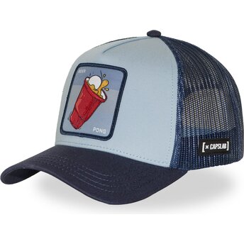 Trucker-Cap blau Beer Pong DRK03 BEEB Cocktails von Capslab
