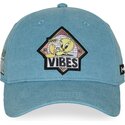 blaue-gebogene-snapback-kappe-tweety-loo13-pcblifb-looney-tunes-von-capslab