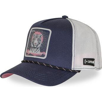 Trucker Cap marineblau und weiß Tiger BEA3 MYSB Beasts von Capslab