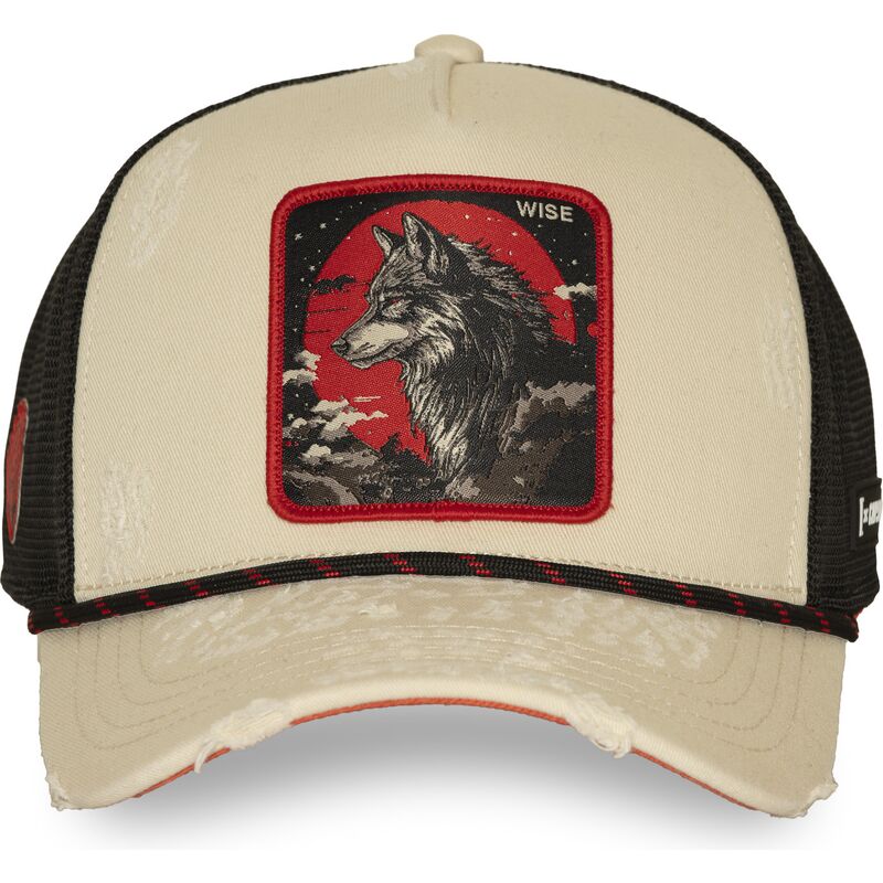 trucker-cap-beige-und-schwarz-wolf-wise-bea3-wisb-beasts-von-capslab