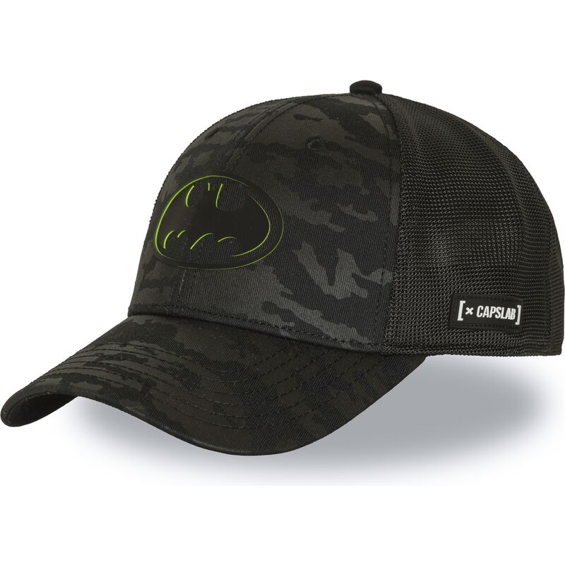trucker-cap-schwarzes-camouflage-batman-dc11-logb-dc-comics-von-capslab