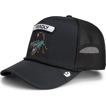 Mützen gebogen schwarz snapback GB2 Deadly Scorp The Rocker The Farm Goorin Bros.