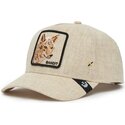 beige-gebogene-snapback-kappe-bandit-coyote-cloth-rugged-comfort-the-farm-von-goorin-bros
