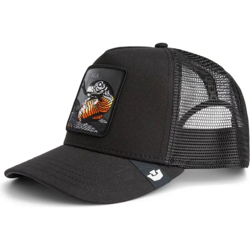 schwarze-trucker-kappe-schlange-mamba-the-farm-premium-von-goorin-bros