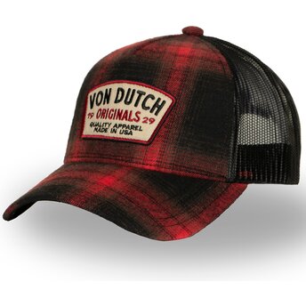 Mützen gebogen rot snapback CAR05 von Von Dutch