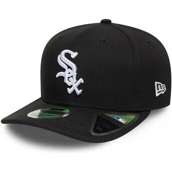 Mützen gebogen schwarz snapback 9SEVENTY Stretch Snap Player Replica der Chicago White Sox MLB von New Era