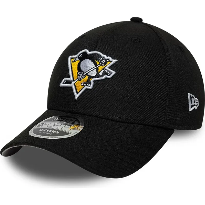 gorra-curva-negra-snapback-9forty-m-crown-team-de-pittsburgh-penguins-nhl-de-new-era gorra-curva-negra-snapback-9forty-m-crown-team-de-pittsburgh-penguins-nhl-de-new-era