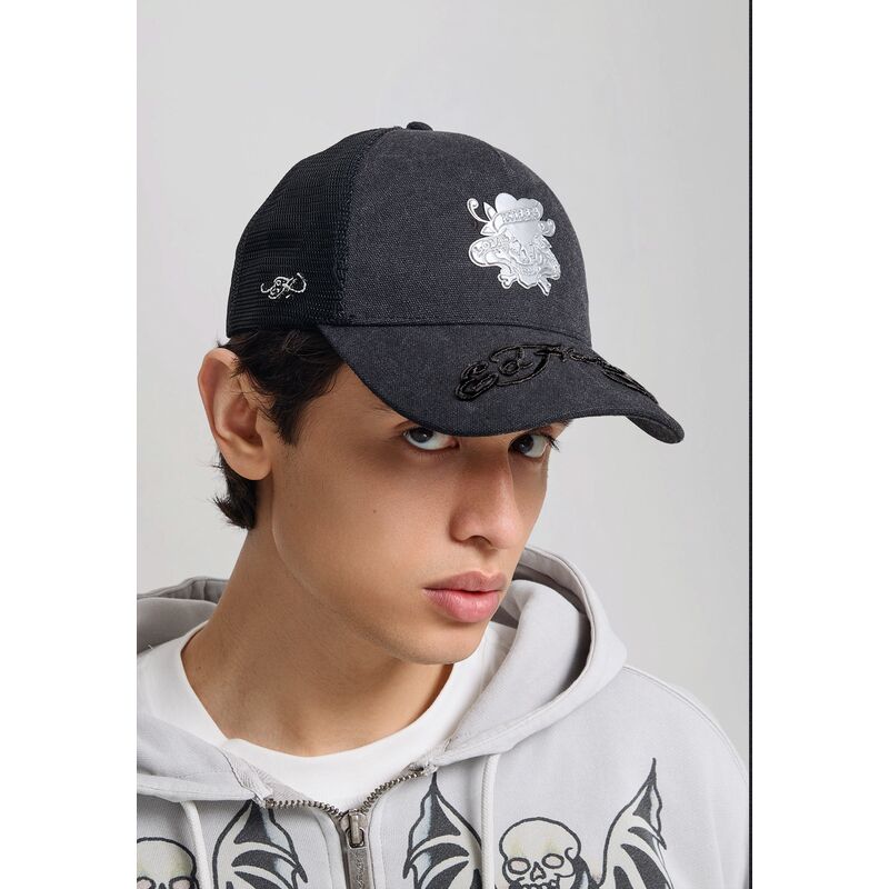 mutzen-gebogen-schwarz-snapback-love-kills-slowly-washed-von-ed-hardy