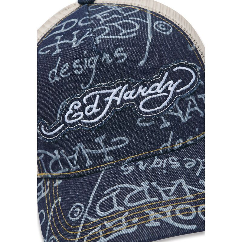 mutzen-gebogen-marineblau-snapback-don-denim-von-ed-hardy mutzen-gebogen-marineblau-snapback-don-denim-von-ed-hardy