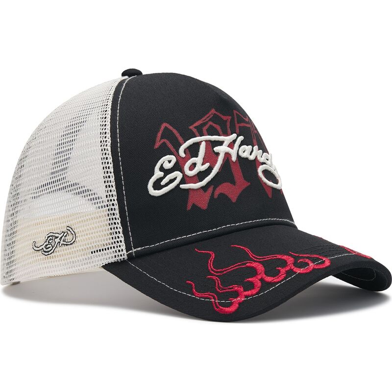 mutzen-gebogen-schwarz-snapback-1971-von-ed-hardy mutzen-gebogen-schwarz-snapback-1971-von-ed-hardy