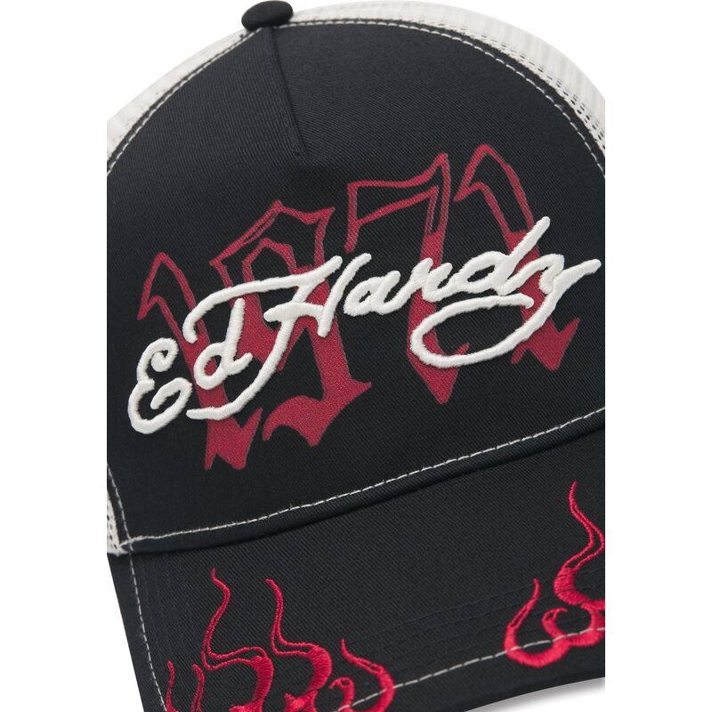 mutzen-gebogen-schwarz-snapback-1971-von-ed-hardy mutzen-gebogen-schwarz-snapback-1971-von-ed-hardy