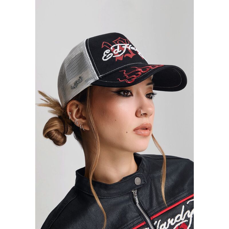 mutzen-gebogen-schwarz-snapback-1971-von-ed-hardy mutzen-gebogen-schwarz-snapback-1971-von-ed-hardy