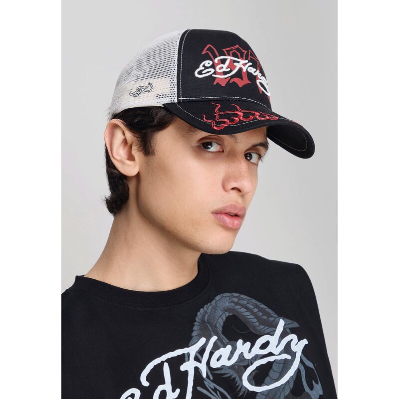 mutzen-gebogen-schwarz-snapback-1971-von-ed-hardy mutzen-gebogen-schwarz-snapback-1971-von-ed-hardy