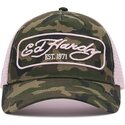 mutzen-gebogen-tarnung-snapback-rosa-1971-von-ed-hardy