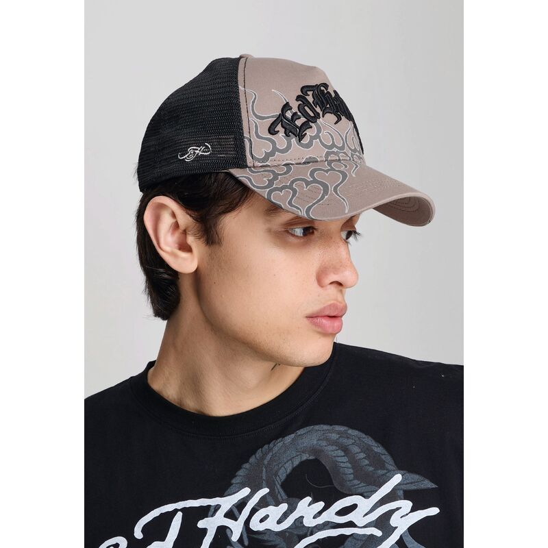 mutzen-gebogen-grau-snapback-flaming-von-ed-hardy mutzen-gebogen-grau-snapback-flaming-von-ed-hardy