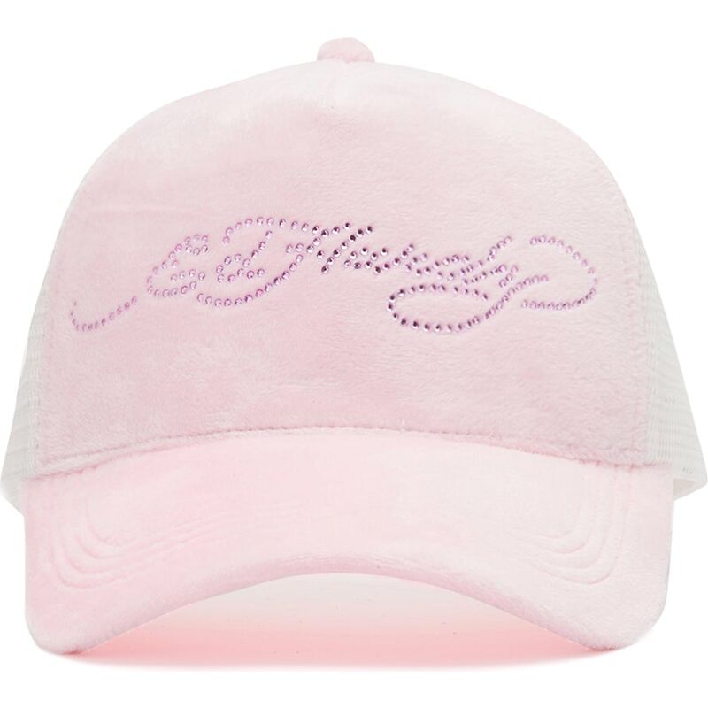 mutzen-gebogen-rosa-snapback-diamante-velour-von-ed-hardy mutzen-gebogen-rosa-snapback-diamante-velour-von-ed-hardy