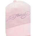 mutzen-gebogen-rosa-snapback-diamante-velour-von-ed-hardy