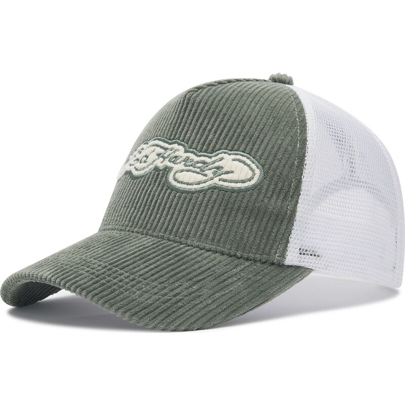 mutzen-gebogen-grun-snapback-embroidery-applique-cord-von-ed-hardy