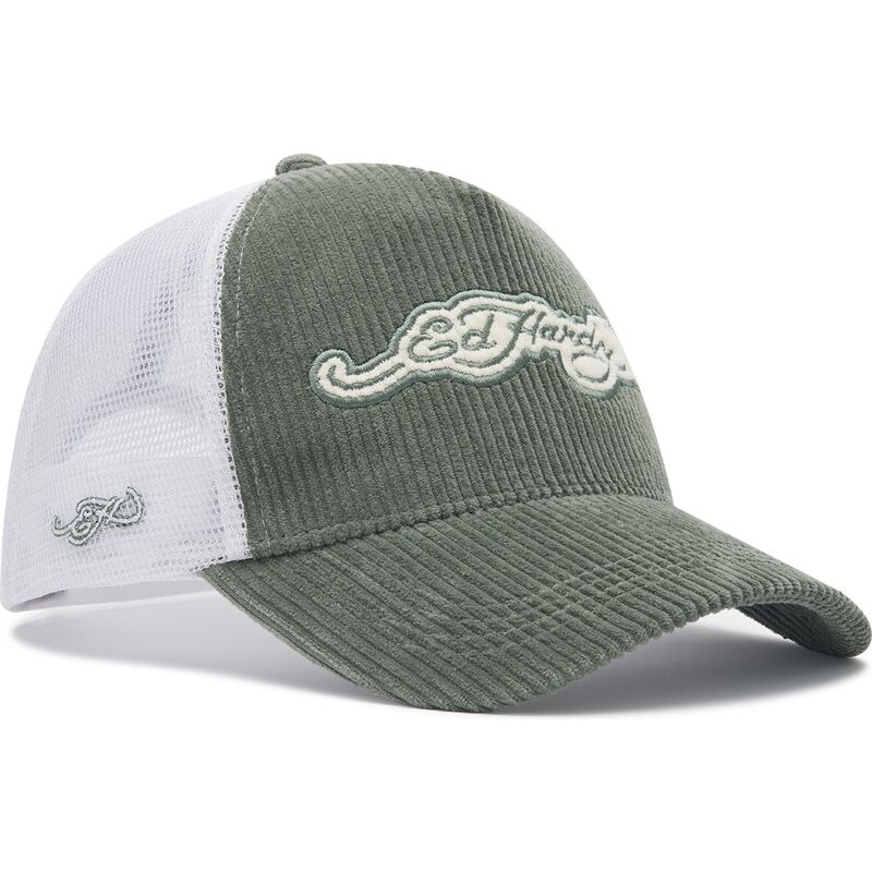mutzen-gebogen-grun-snapback-embroidery-applique-cord-von-ed-hardy