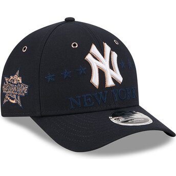 Mützen gebogen marineblau snapback 9FORTY M-Crown All Star Game der New York Yankees MLB von New Era