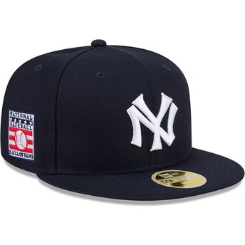 Mützen flach marineblau angepasst 59FIFTY Hall Of Fame der New York Yankees MLB von New Era