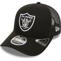 mutzen-gebogen-schwarz-snapback-9seventy-stretch-snap-team-der-las-vegas-raiders-nfl-von-new-era