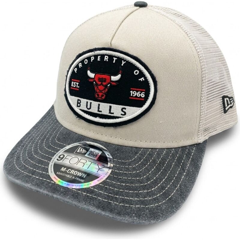 mutzen-gebogen-beige-snapback-9forty-m-crown-a-frame-fray-der-chicago-bulls-nba-von-new-era mutzen-gebogen-beige-snapback-9forty-m-crown-a-frame-fray-der-chicago-bulls-nba-von-new-era