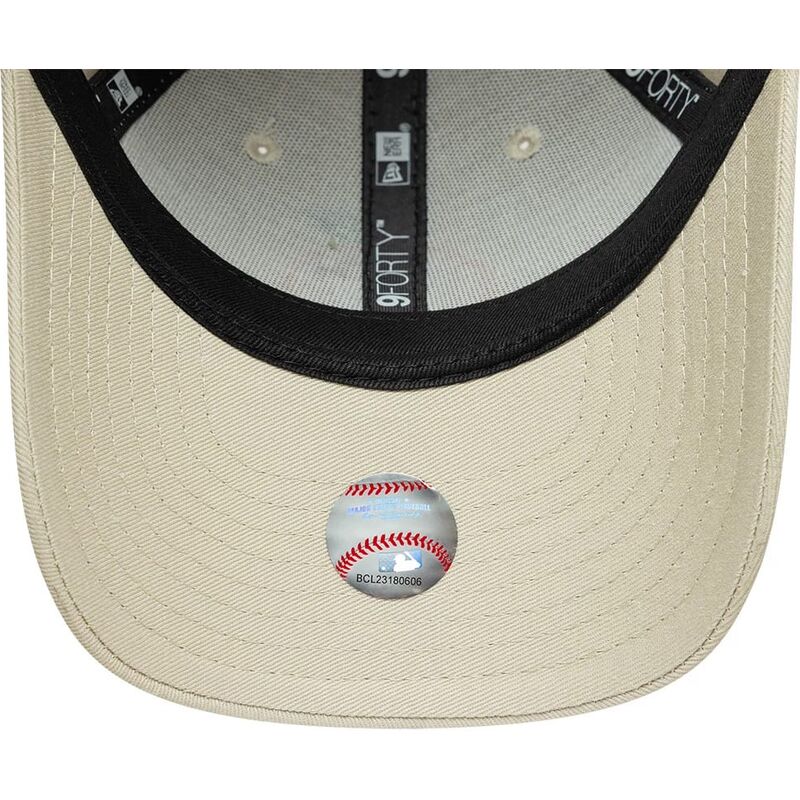 mutzen-gebogen-beige-verstellbares-band-fur-kinder-9forty-fruit-icon-orange-der-los-angeles-dodgers-mlb-von-new-era