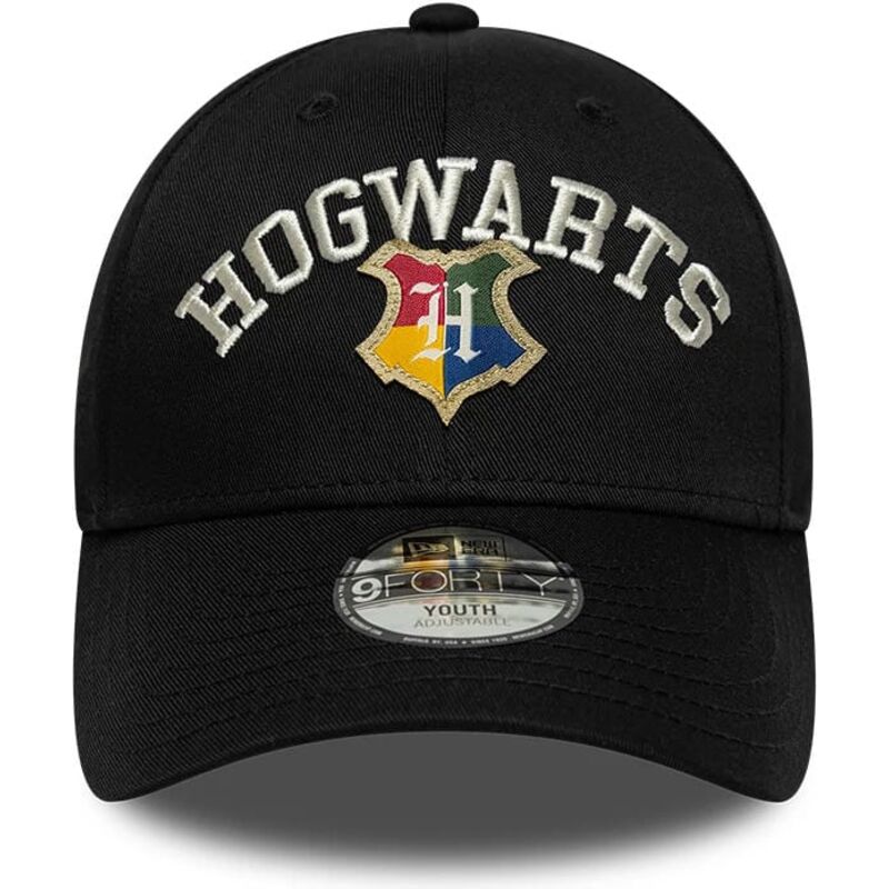 mutzen-gebogen-schwarz-snapback-fur-kinder-9forty-wordmark-der-hogwarts-harry-potter-von-new-era