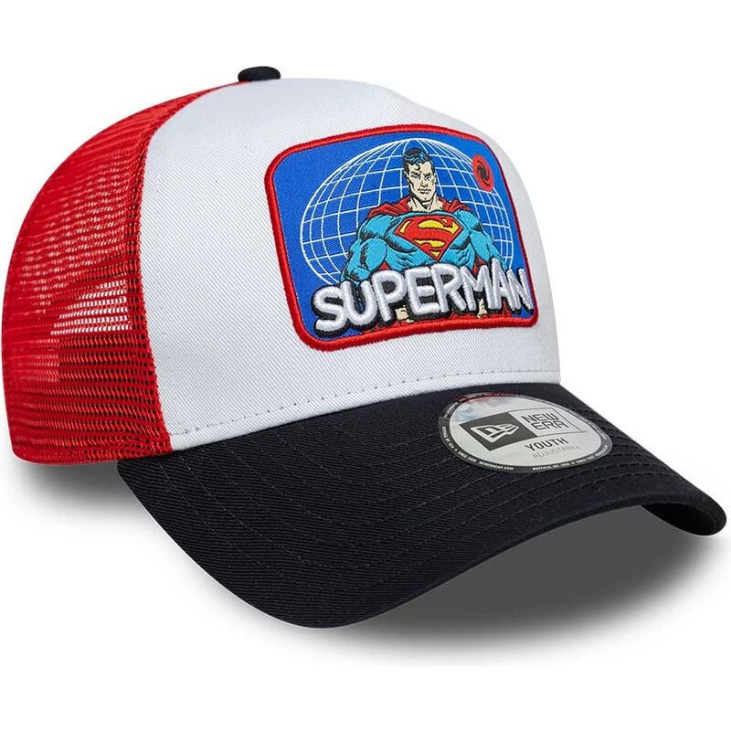 mutzen-gebogen-mehrfarbig-snapback-fur-kinder-a-frame-patch-der-superman-dc-comics-von-new-era