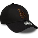 mutzen-gebogen-schwarz-verstellbares-band-9forty-tort-infill-der-los-angeles-dodgers-mlb-von-new-era