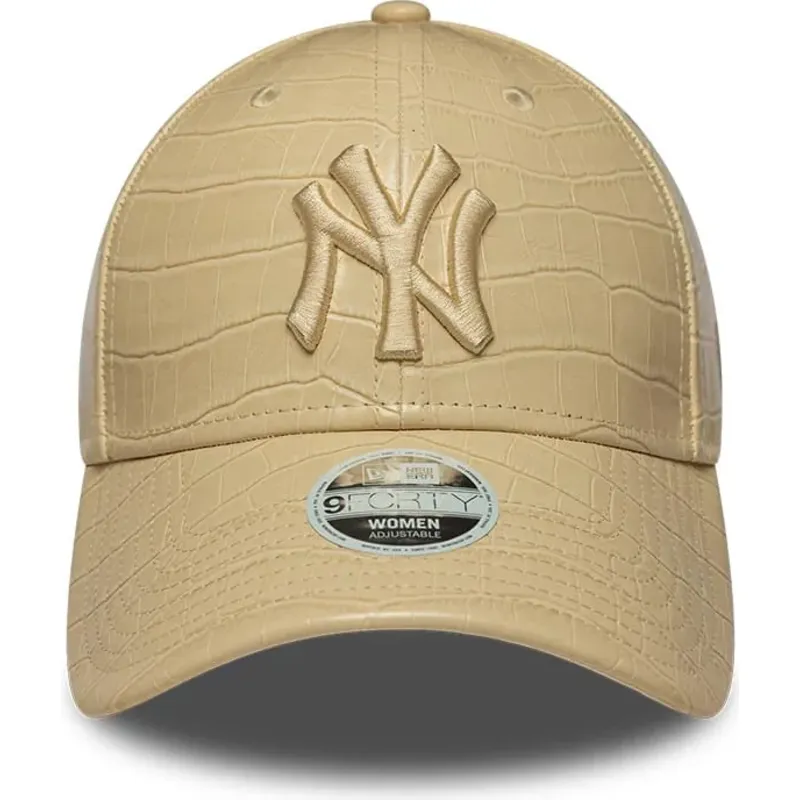 mutzen-gebogen-beige-verstellbares-band-9forty-pu-pattern-der-new-york-yankees-mlb-von-new-era mutzen-gebogen-beige-verstellbares-band-9forty-pu-pattern-der-new-york-yankees-mlb-von-new-era