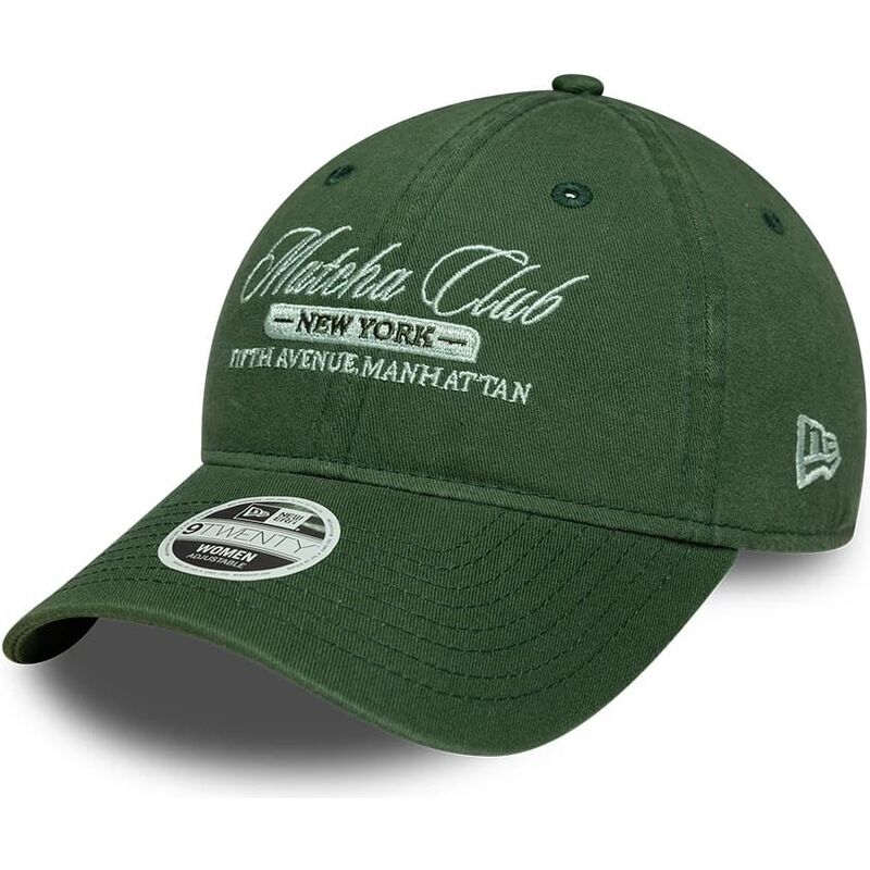 mutzen-gebogen-grun-verstellbares-band-9twenty-matcha-club-von-new-era