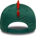 mutzen-gebogen-grun-snapback-fur-kinder-9forty-dino-face-von-new-era