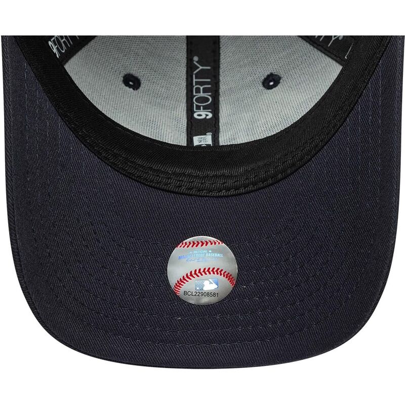 mutzen-gebogen-marineblau-verstellbares-band-fur-kinder-9forty-food-icon-der-new-york-yankees-mlb-von-new-era