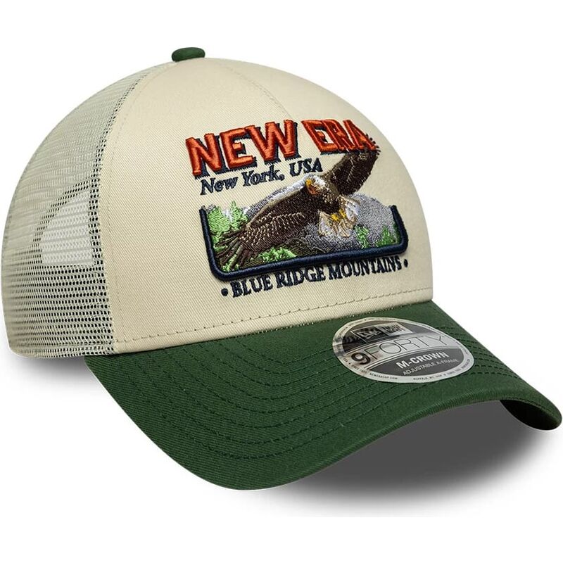 mutzen-gebogen-grun-snapback-9forty-m-crown-a-frame-graphic-von-new-era