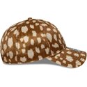 mutzen-gebogen-braun-verstellbares-band-9twenty-animal-print-der-los-angeles-dodgers-mlb-von-new-era