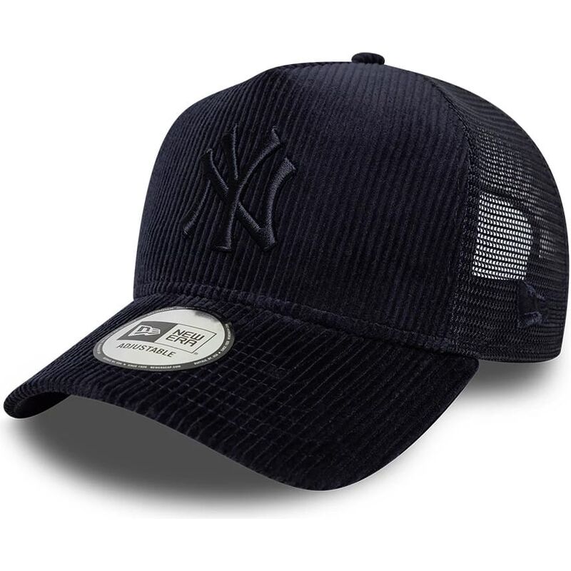 mutzen-gebogen-marineblau-snapback-a-frame-tonal-cord-der-new-york-yankees-mlb-von-new-era