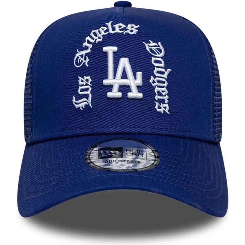 mutzen-gebogen-blau-snapback-a-frame-wordmark-der-los-angeles-dodgers-mlb-von-new-era