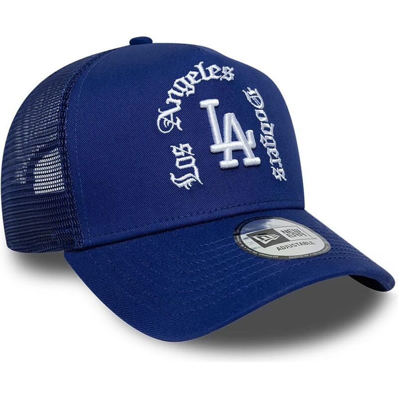 mutzen-gebogen-blau-snapback-a-frame-wordmark-der-los-angeles-dodgers-mlb-von-new-era