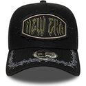 mutzen-gebogen-schwarz-snapback-e-frame-distressed-patch-von-new-era