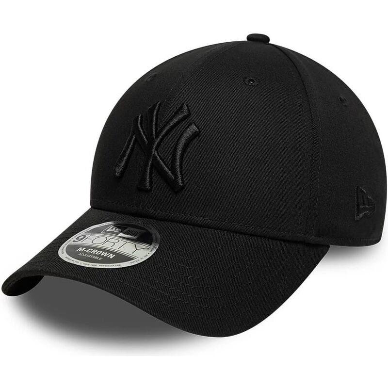 mutzen-gebogen-schwarz-snapback-9forty-m-crown-der-new-york-yankees-mlb-von-new-era