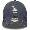 mutzen-gebogen-grau-verstellbares-band-9forty-stitched-der-los-angeles-dodgers-mlb-von-new-era